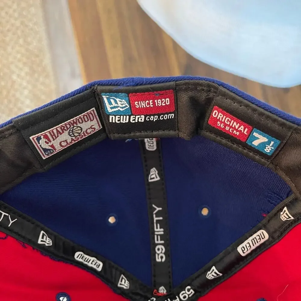 New Era NBA Los Angeles Clippers Baseball Hat Blue & Red Size 7 1/8